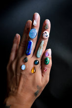 Load image into Gallery viewer, Custom Sterling Silver Crystal Ring | Made to Order