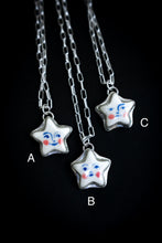 Load image into Gallery viewer, HB x Floresinsecta Sterling Silver Hand-painted Moody Star Necklace