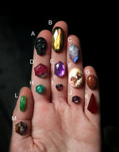 Load image into Gallery viewer, Custom Sterling Silver Crystal Ring | Made to Order