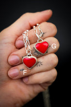 Load image into Gallery viewer, Sterling Silver Bamboo Coral Heart Necklace