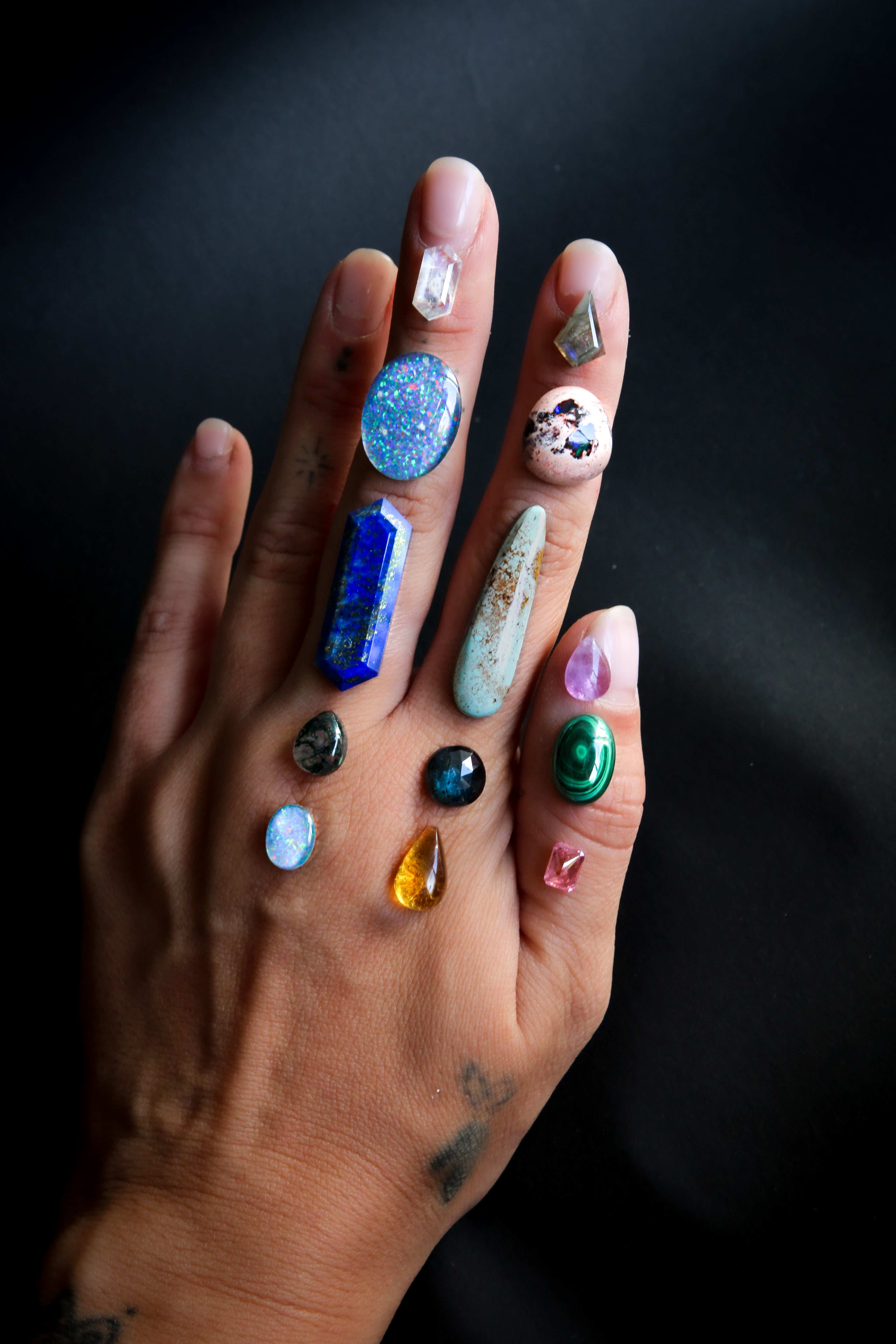 Custom Sterling Silver Crystal Ring | Made to Order