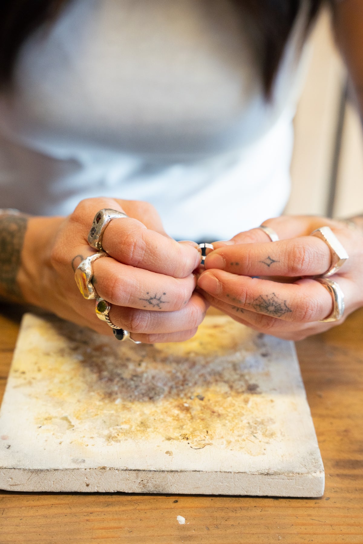Saturday, November 14th 1pm Single Stone Pendant Silversmith Workshop Deposit