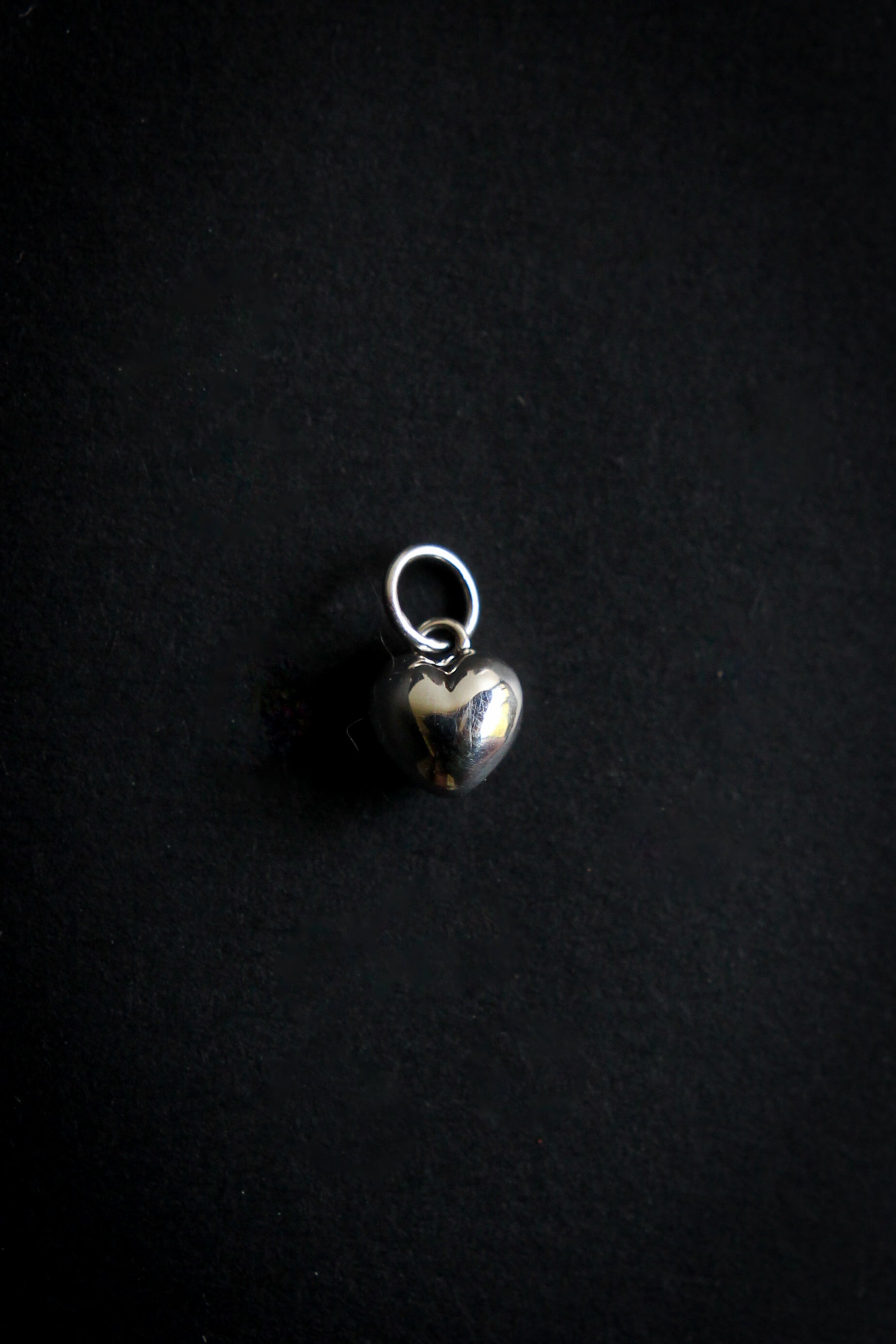 Sterling Silver Puffy Heart Charm