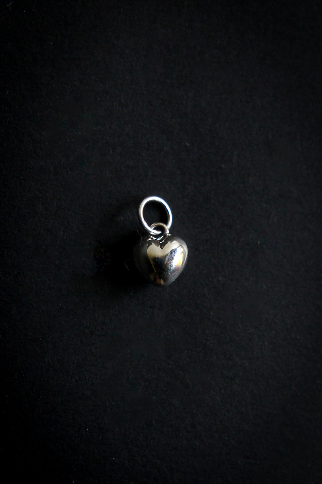 Sterling Silver Puffy Heart Charm