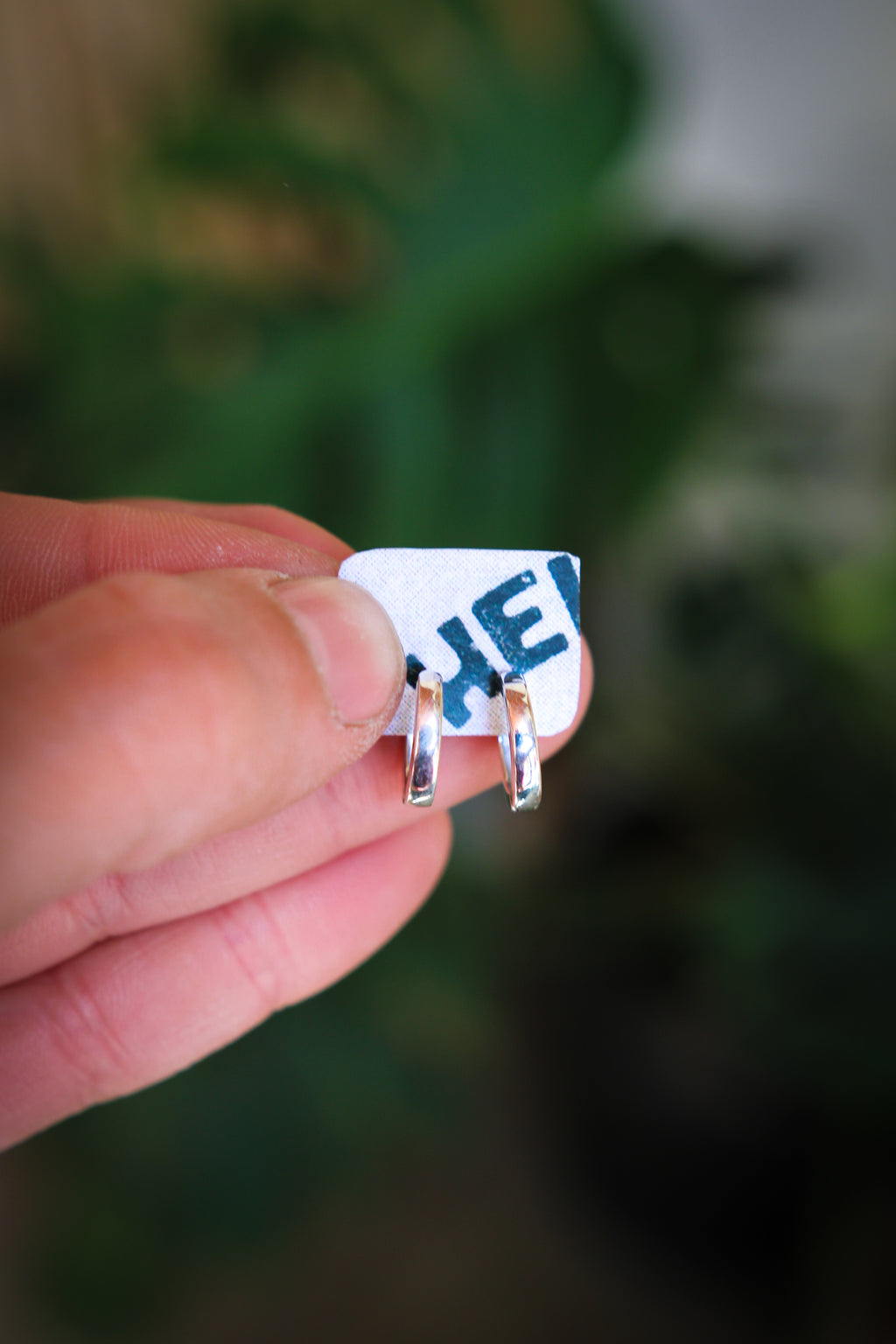 Sterling Silver Huggie Earrings