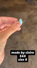Ring size 8 made by Claire