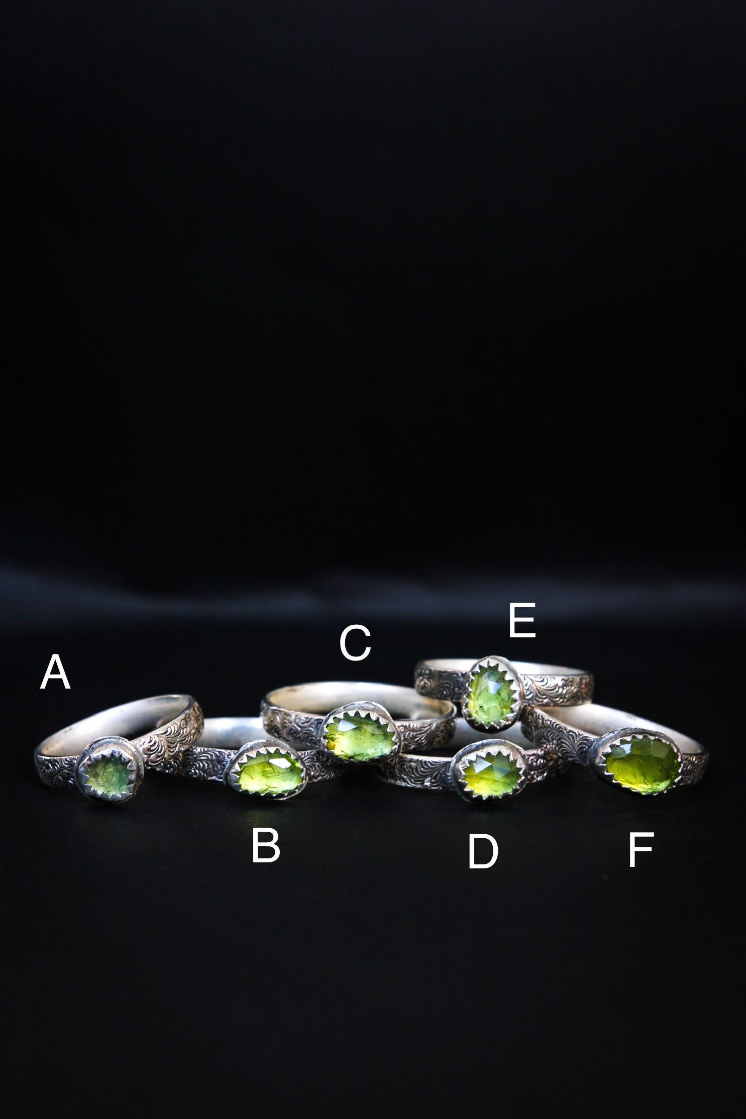 Sterling Silver Handmade Peridot Ring