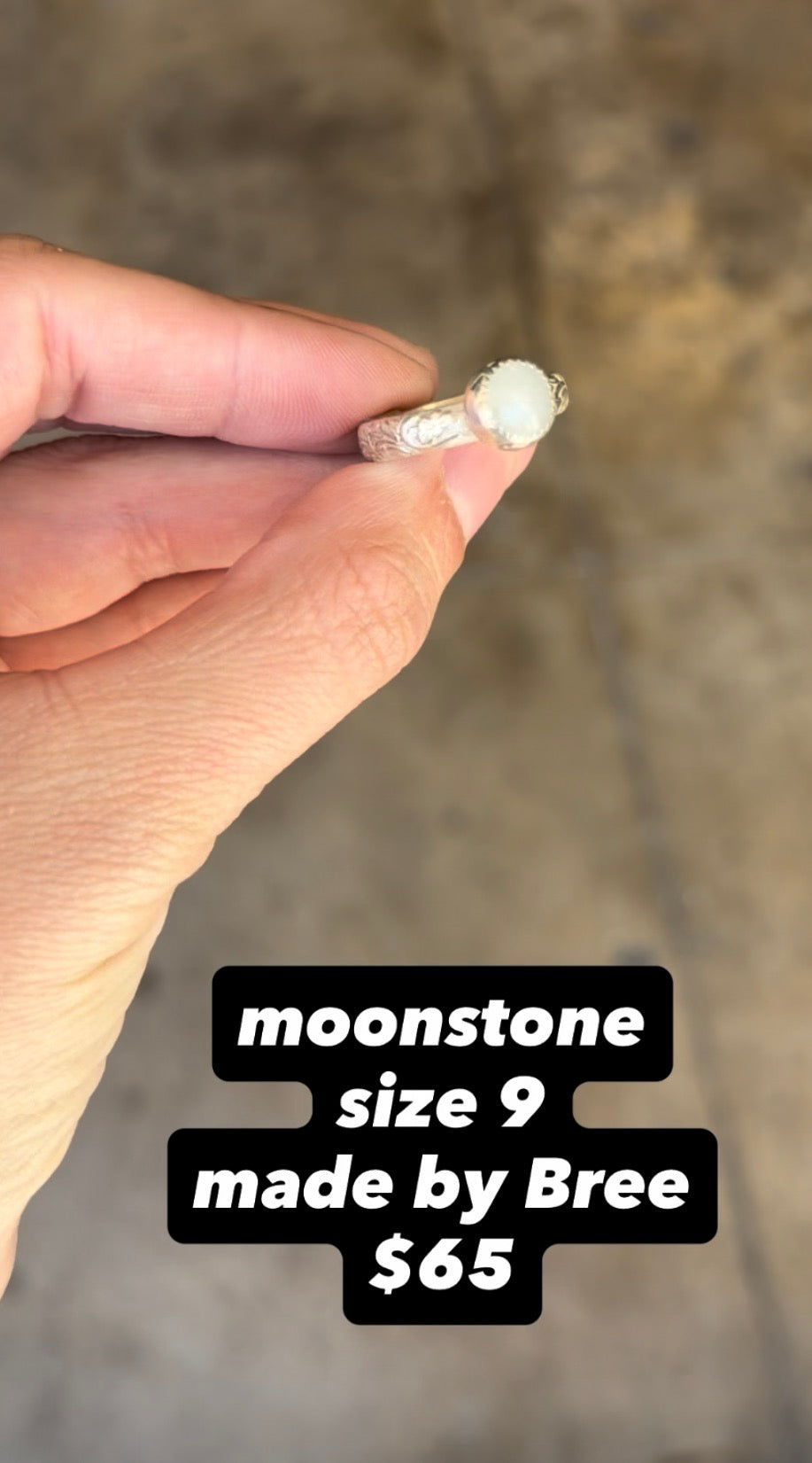 Ring size 9 made by Bree