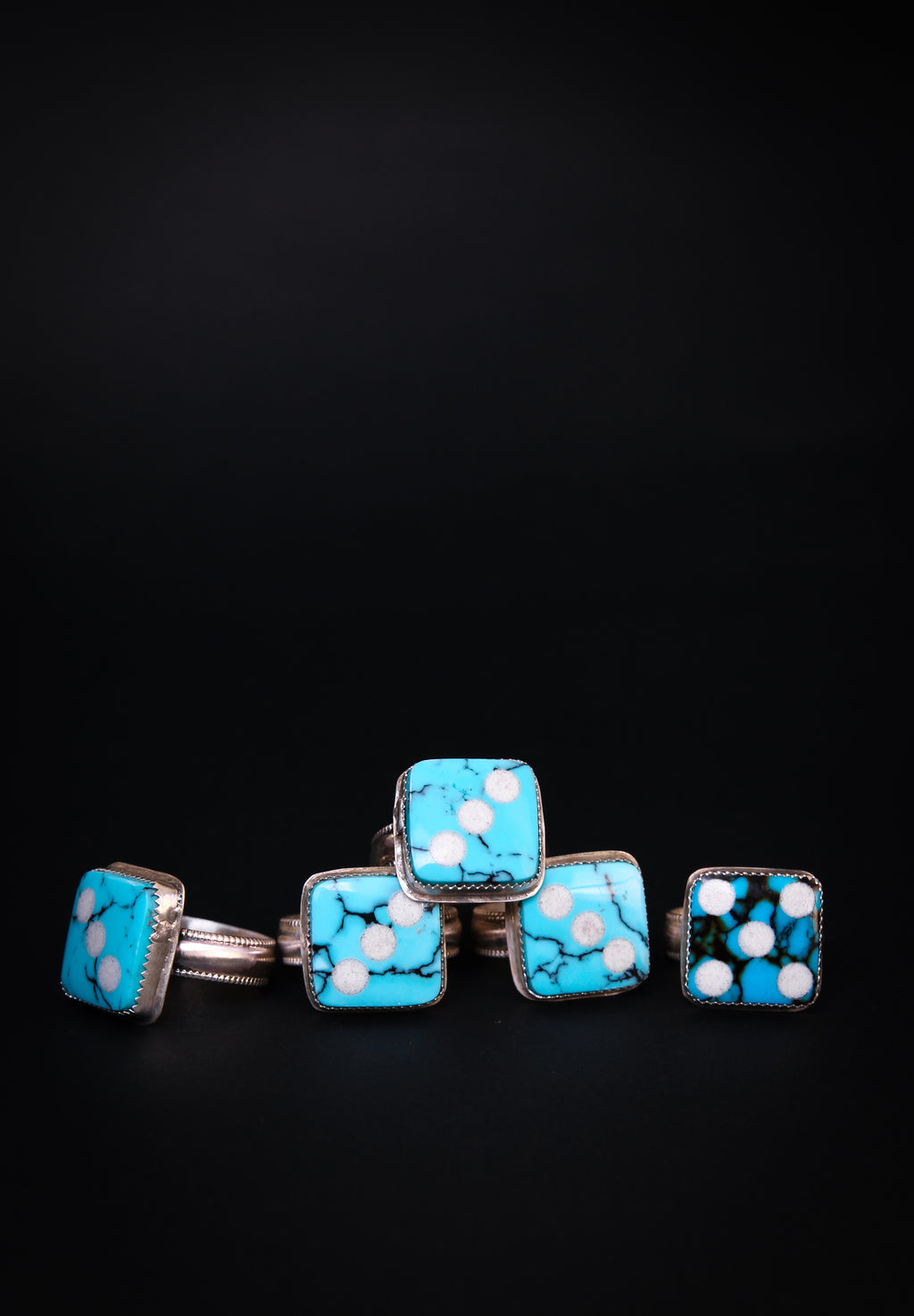 Sterling Silver Dice Ring