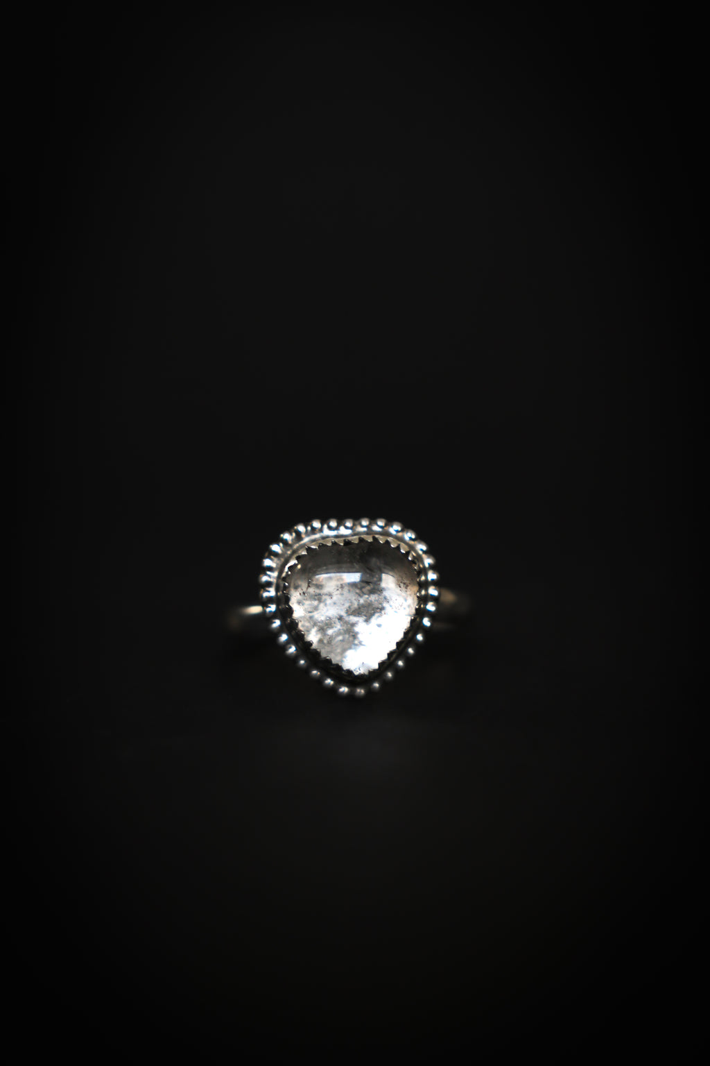 Sterling Silver Memorial Heart Ring