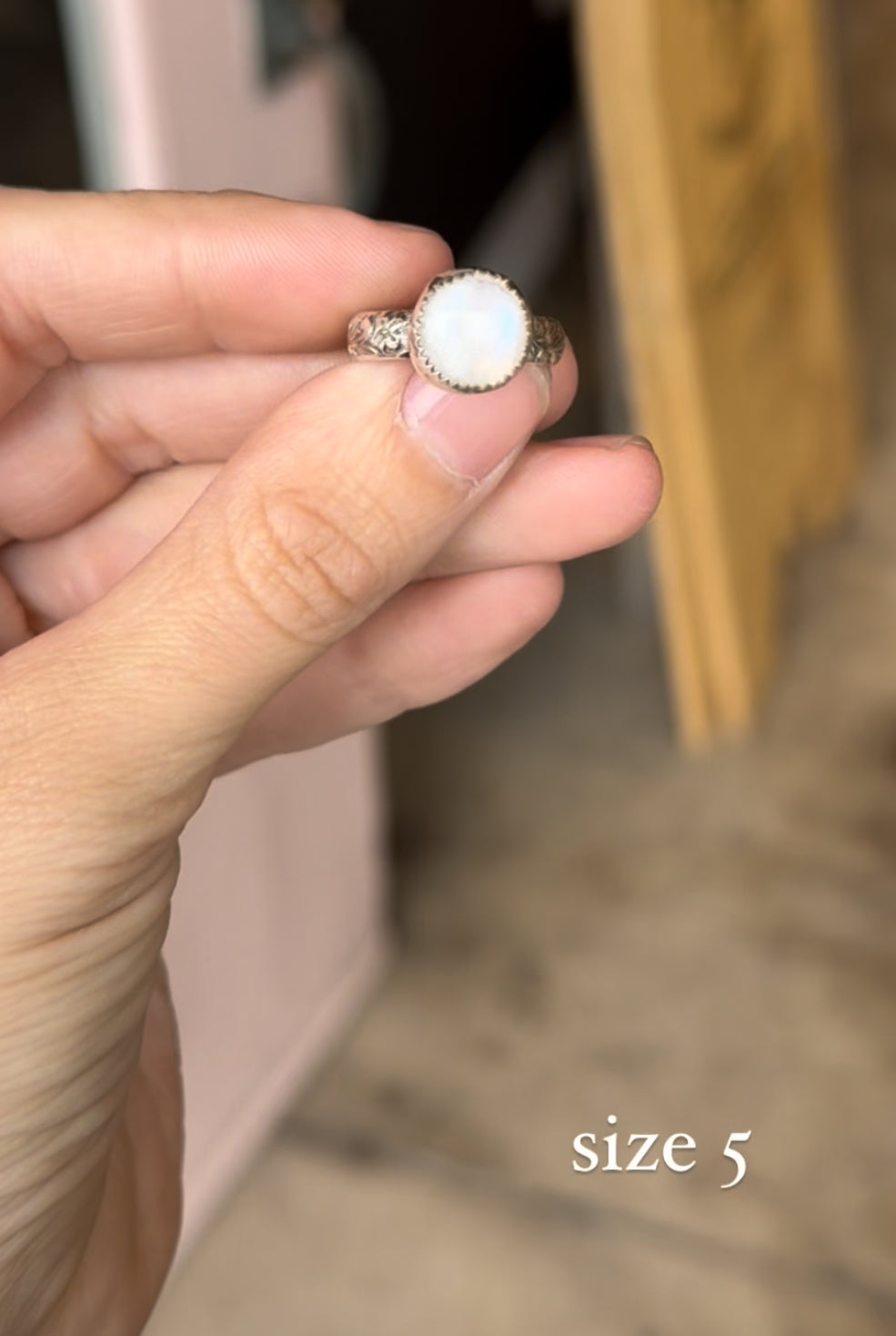rainbow moonstone size 5 karina