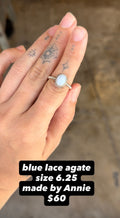 Ring size 6.25 made by Annie