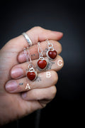 Sterling Silver Red Jasper Necklace