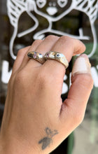 Load image into Gallery viewer, Sterling Silver Gemmy Freeform Ring - Made to Size
