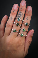 Load image into Gallery viewer, Sterling Silver Tourmaline Ring
