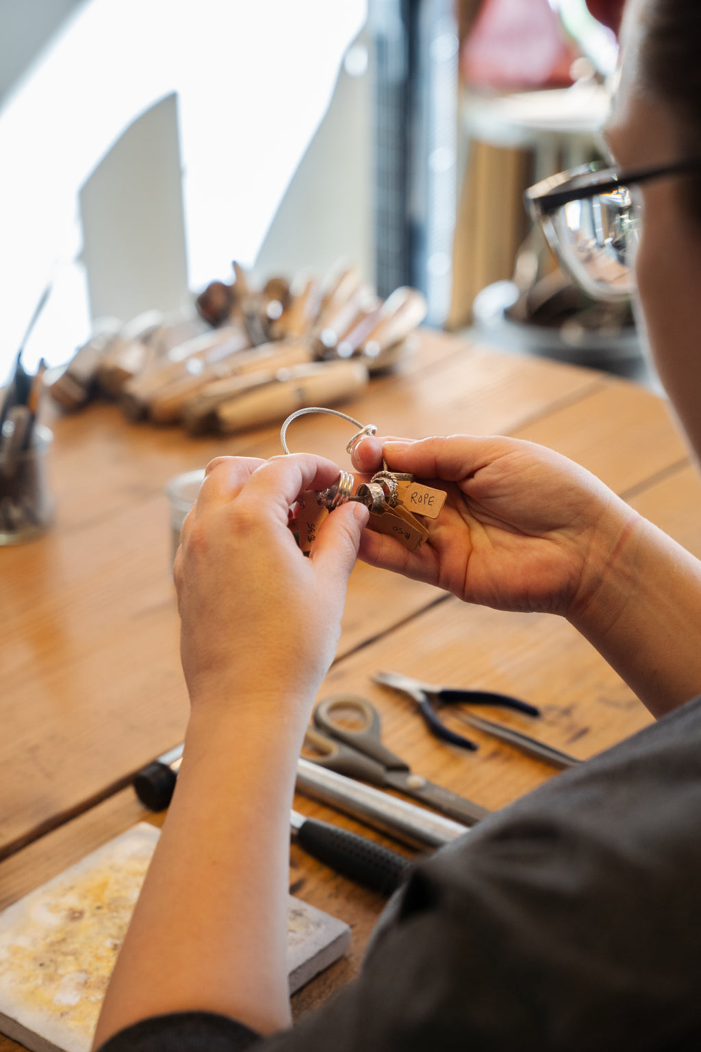 Sunday, June 28th 10am Single Stone Ring Silversmith Workshop Deposit