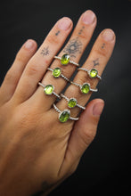 Load image into Gallery viewer, Sterling Silver Peridot Ring

