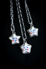 Load image into Gallery viewer, HB x Floresinsecta Sterling Silver Hand-painted Moody Star Necklace
