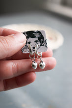 Load image into Gallery viewer, Sterling Silver Puffy Heart Huggie Earrings
