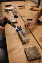 Load image into Gallery viewer, Pop Up at Olive &amp; Rose Ring Band Silversmith Workshop | Thursday, February 5th 7pm
