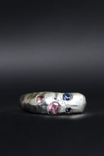 Load image into Gallery viewer, Recycled Sterling Silver Gemmy Freeform Ring Size 7
