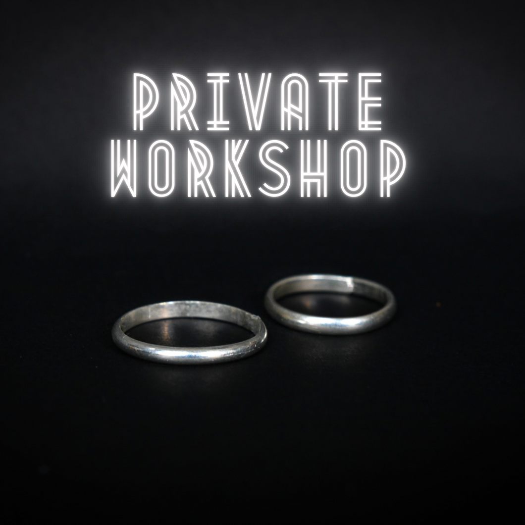 Private Ring Band Silversmith Workshop For Four ($360 Total)- Deposit ...