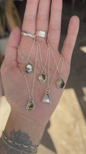 Load and play video in Gallery viewer, Sterling Silver Phantom Quartz Necklace
