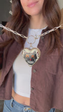 Load and play video in Gallery viewer, HB X FLORESINSECTA Sterling Silver Black Cat Necklace
