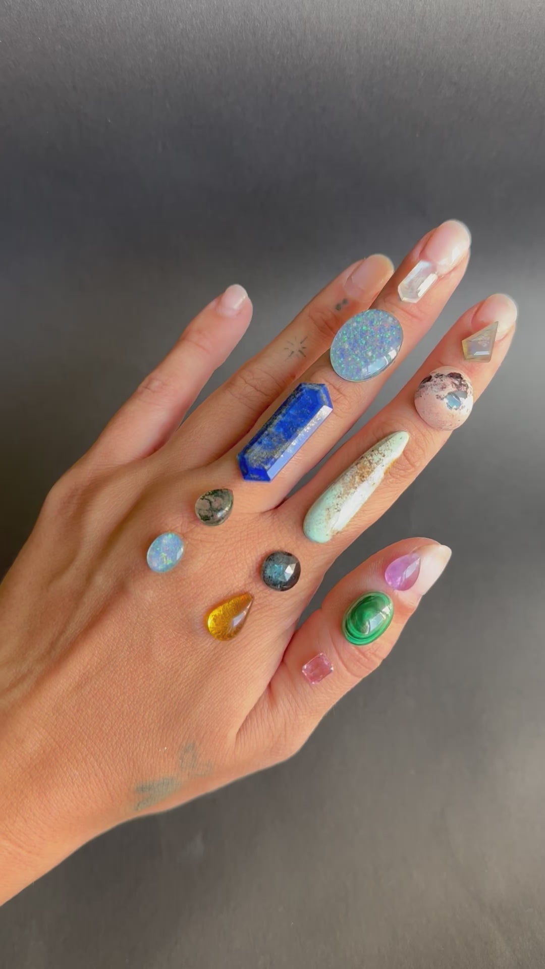 Custom Sterling Silver Crystal Ring | Made to Order