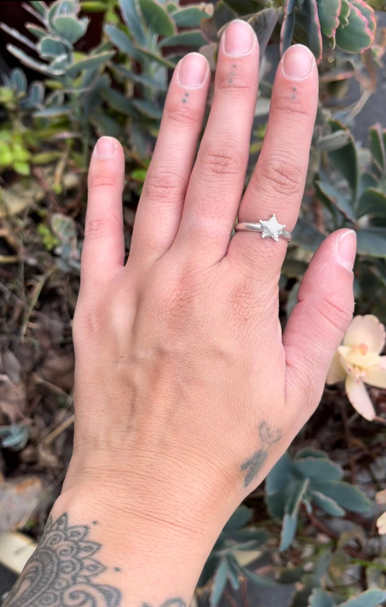 Starfish Sterling Silver Ring Made to Order